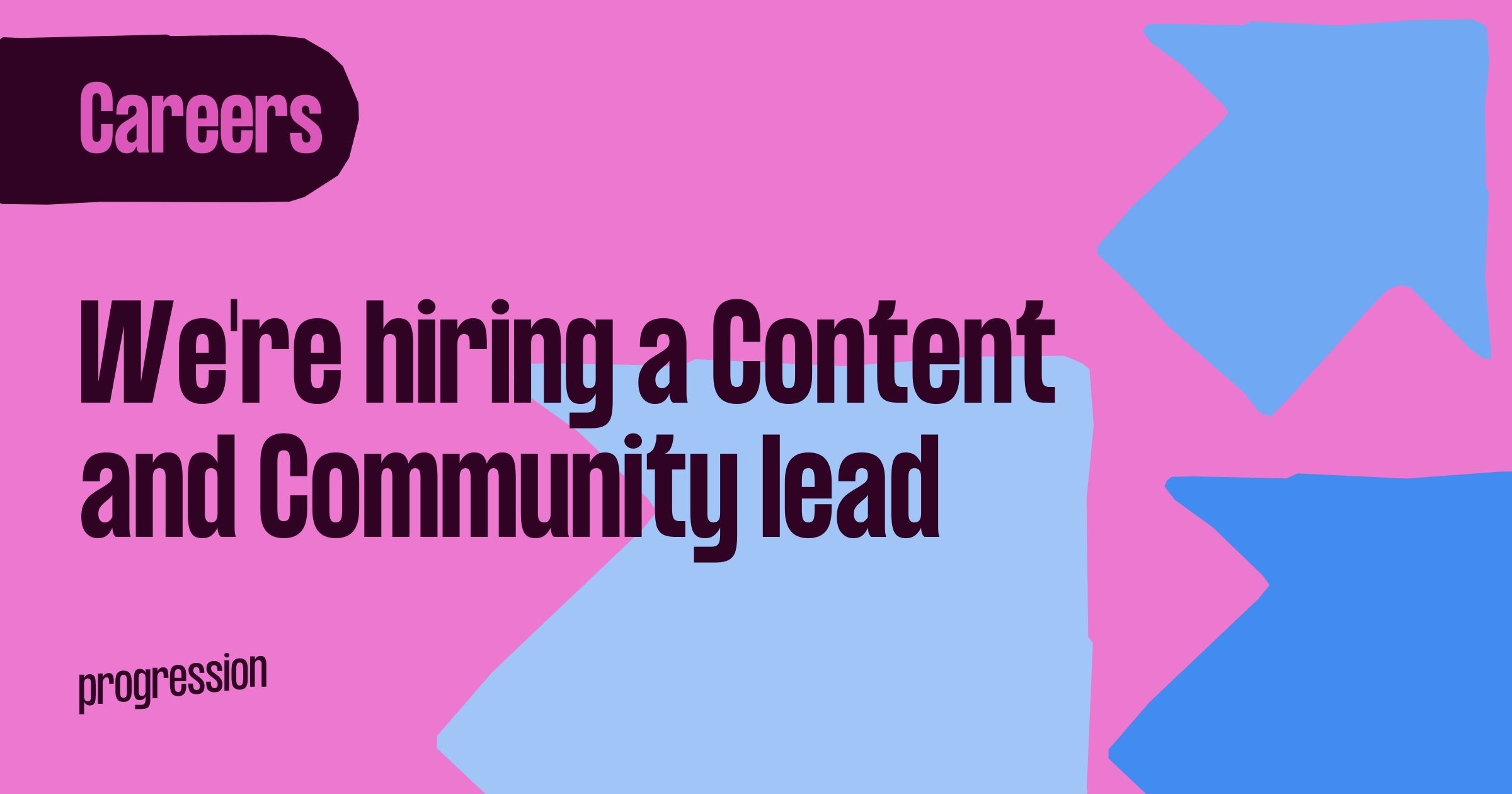 We're hiring: Content and Community lead