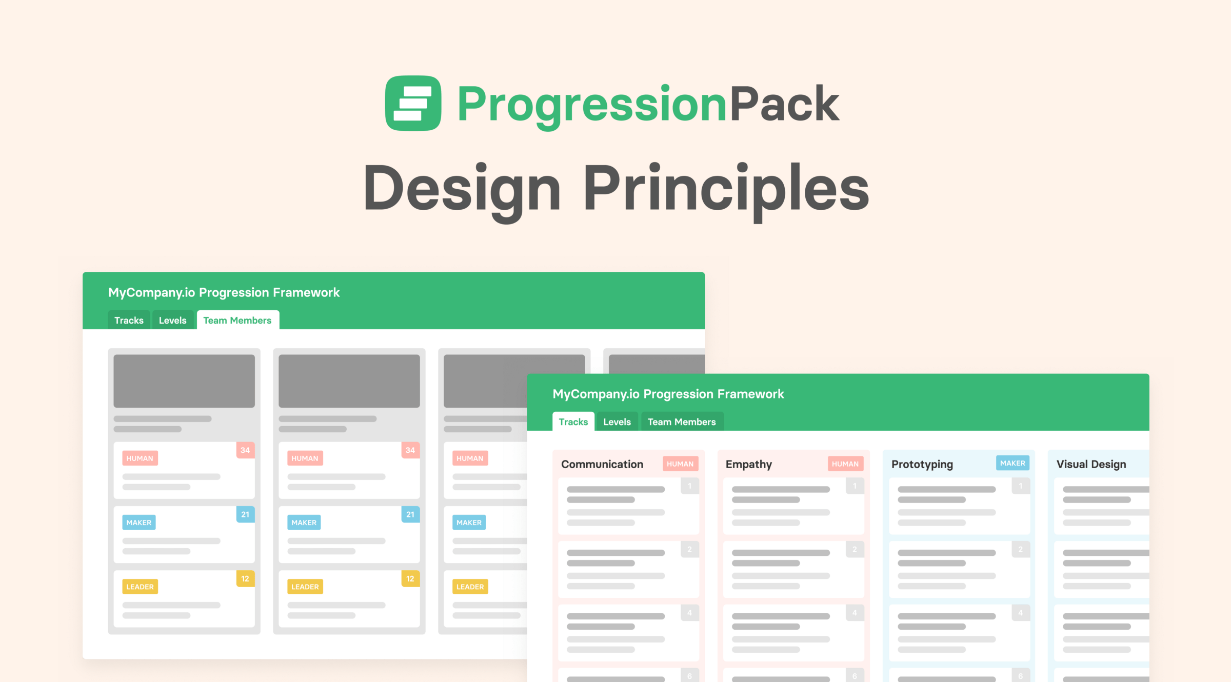 Building Progression: The importance of design principles