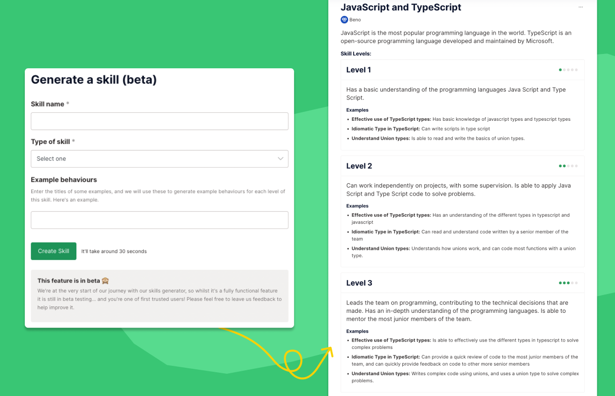 Create Skills With Our Ai Skills Generator Progression